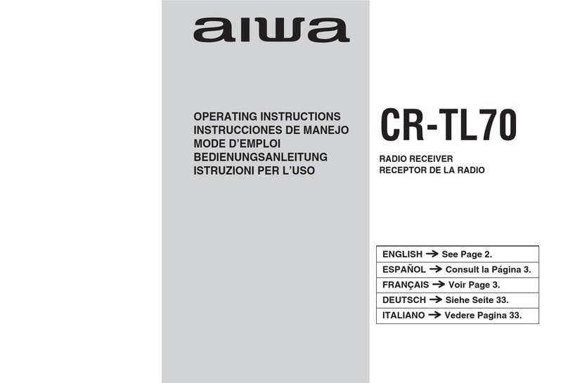Aiwa CR-TL70 operating instructions