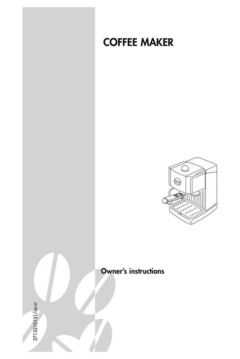 DeLonghi Coffee machine Owner's instructions
