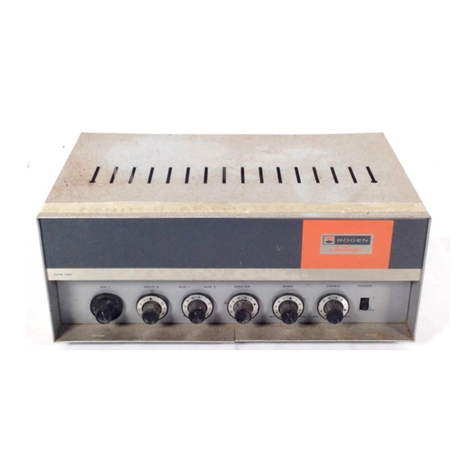 Bogen Challenger CHB100 Installation instructions Bogen Challenger CHB100 Installation instructions