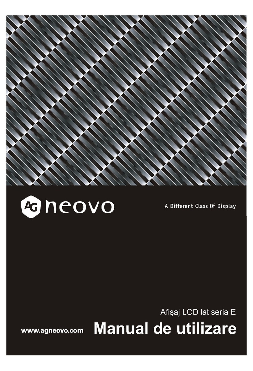AG Neovo E-W22 Instruction Manual