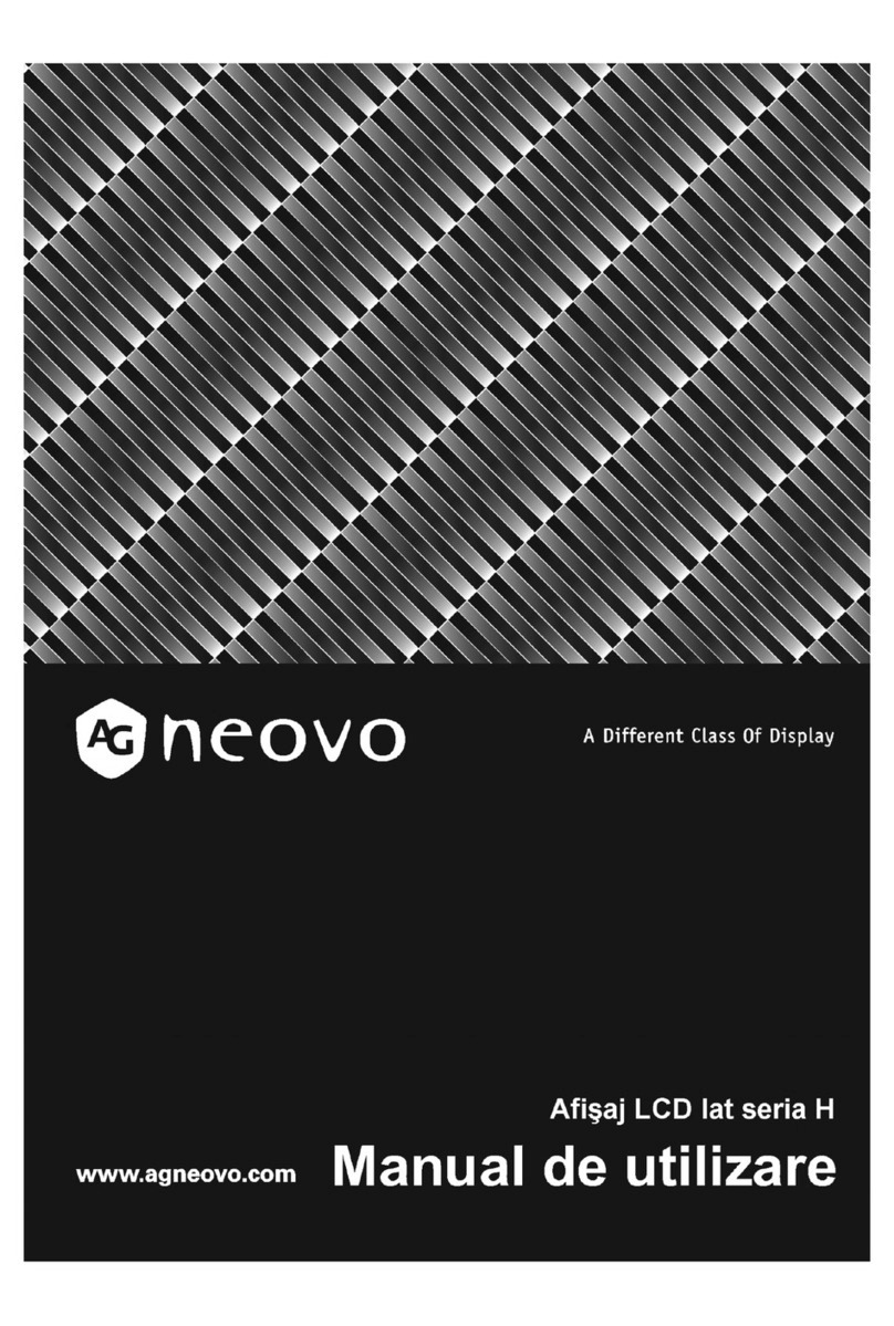 AG Neovo H-W22 Instruction Manual