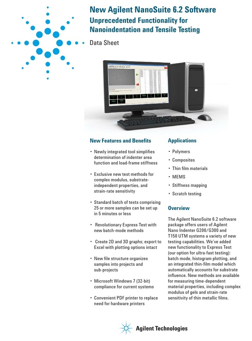 Agilent Technologies Agilent NanoSuite 6.2 User manual