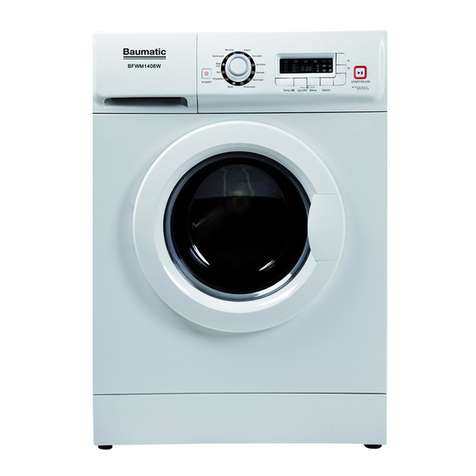 Baumatic BFWM1406W 60 cm6kg User manual