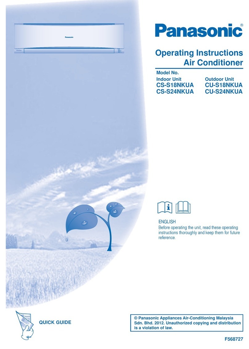 Panasonic CSS18NKUA User manual
