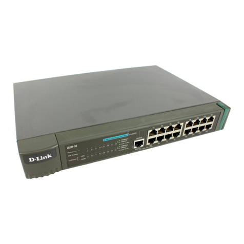 D-Link DSH-16 - Hub User manual