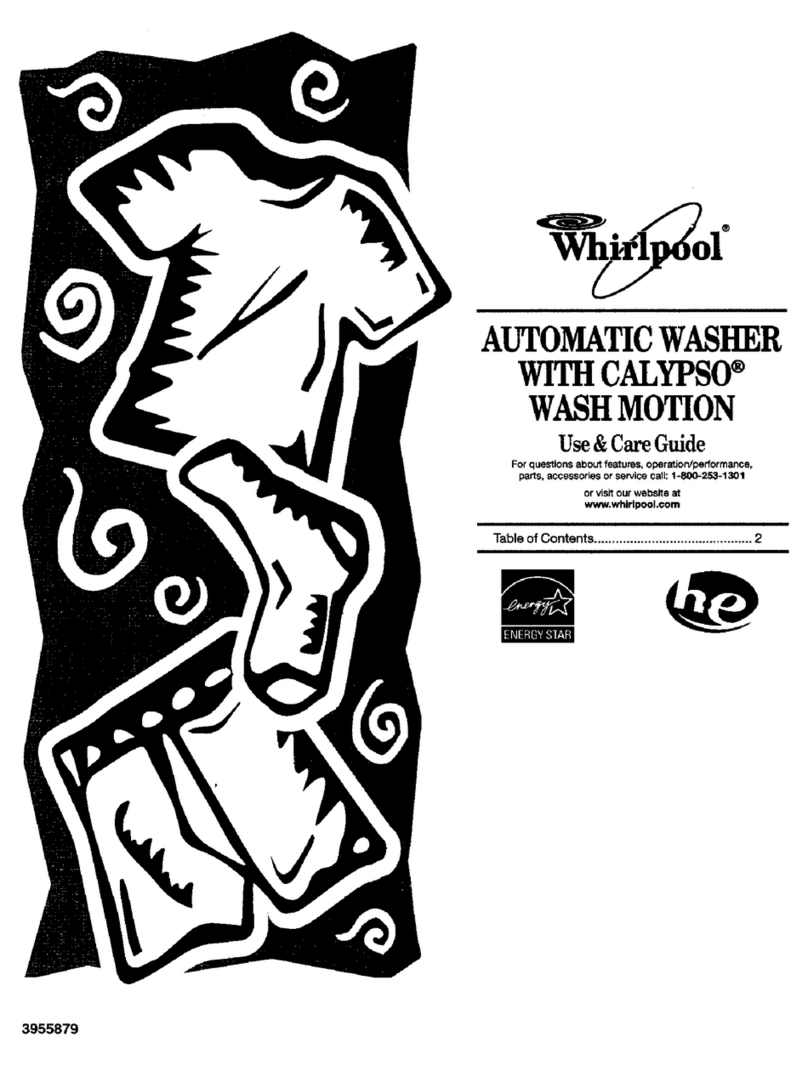 Whirlpool Whirpool Automatic washer Use and care guide
