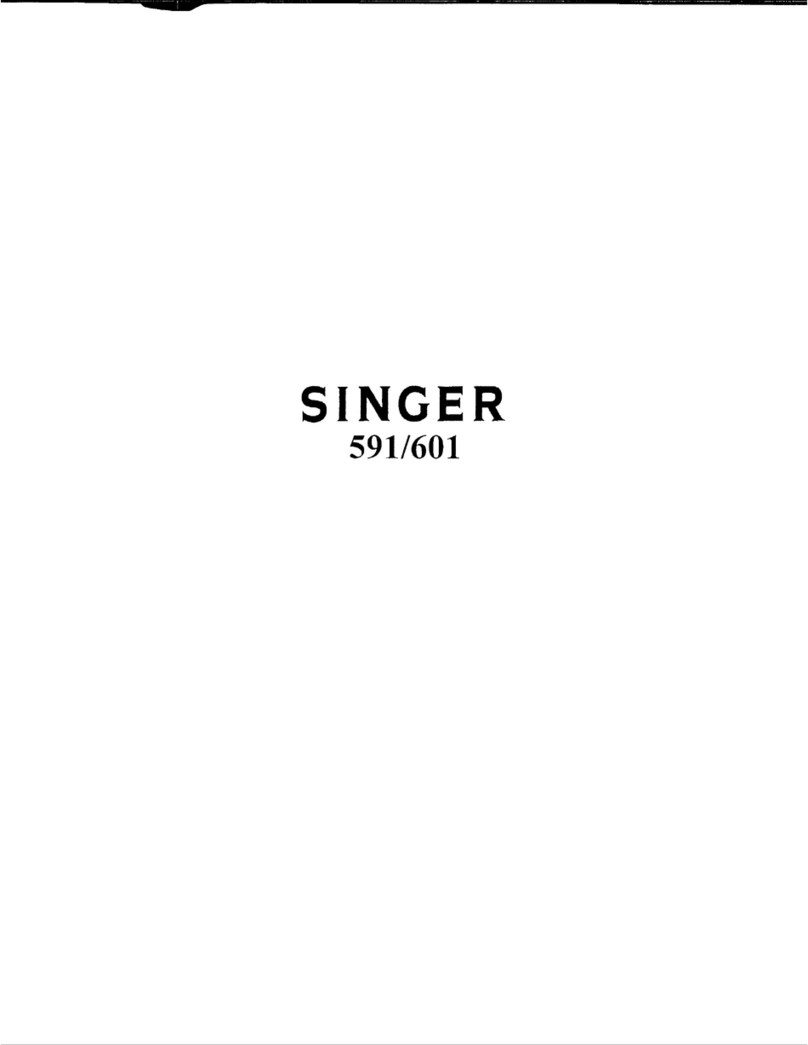 Singer 591 Operator's guide