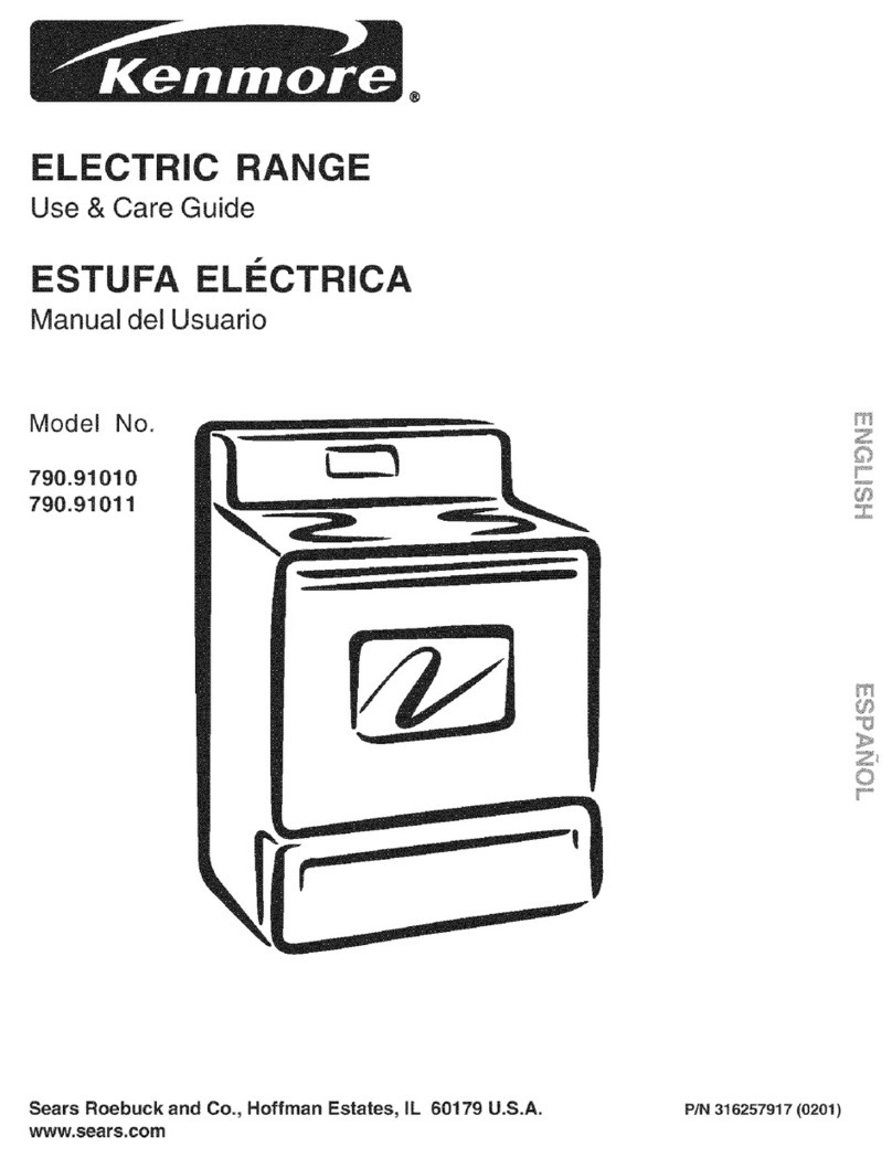 Kenmore 790.91010 User manual