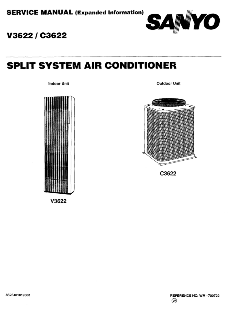 Sanyo V3622 Service manual