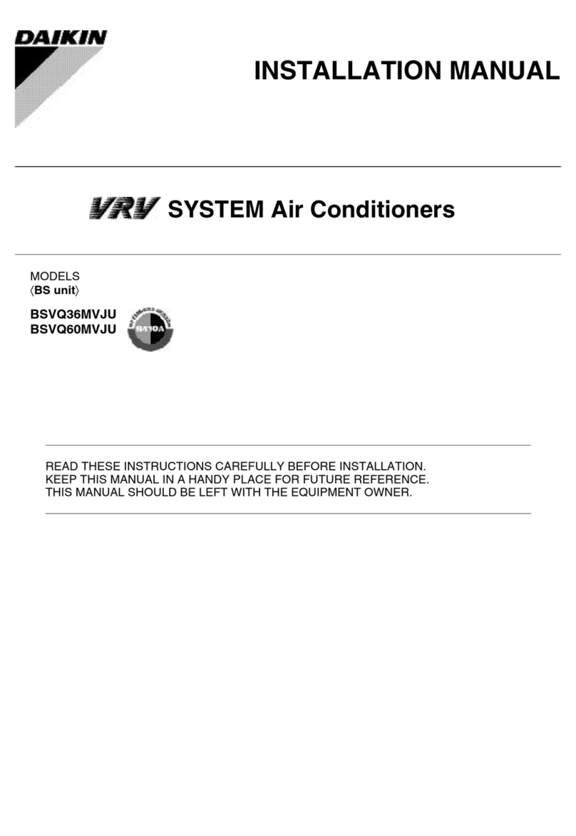 Daikin BSVQ36MVJU User manual Daikin BSVQ36MVJU User manual