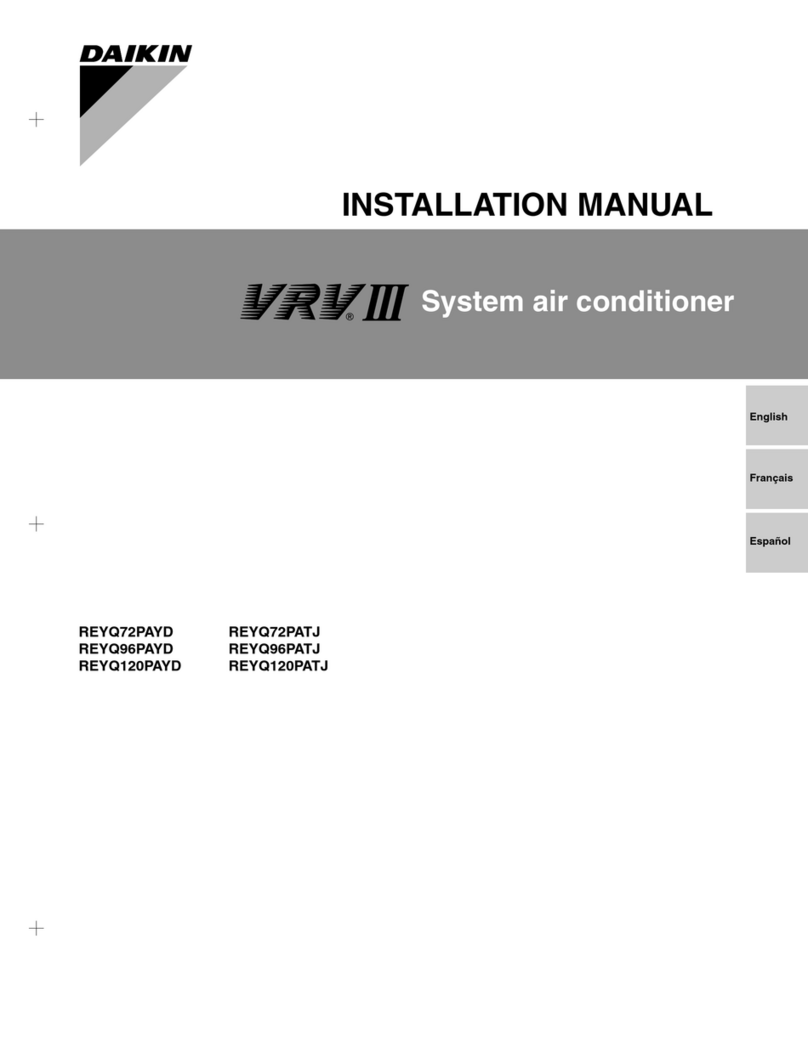 Daikin REYQ72PAYD User manual