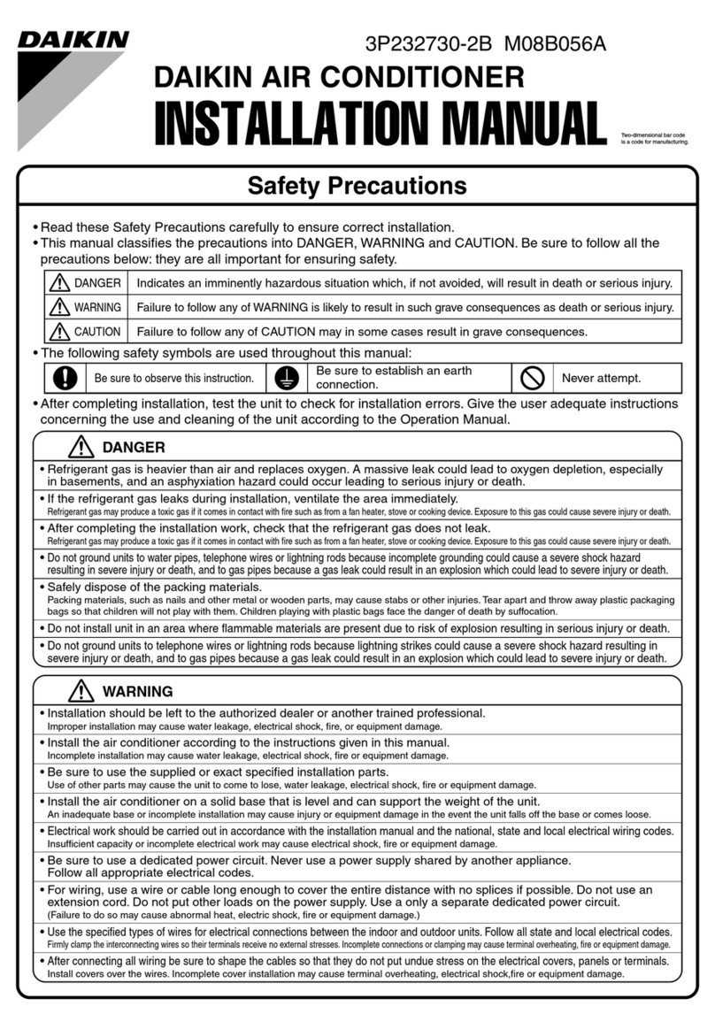 Daikin Air Conditioner User manual