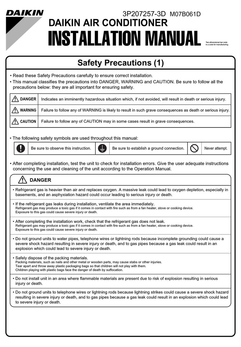 Daikin Air Conditioner User manual
