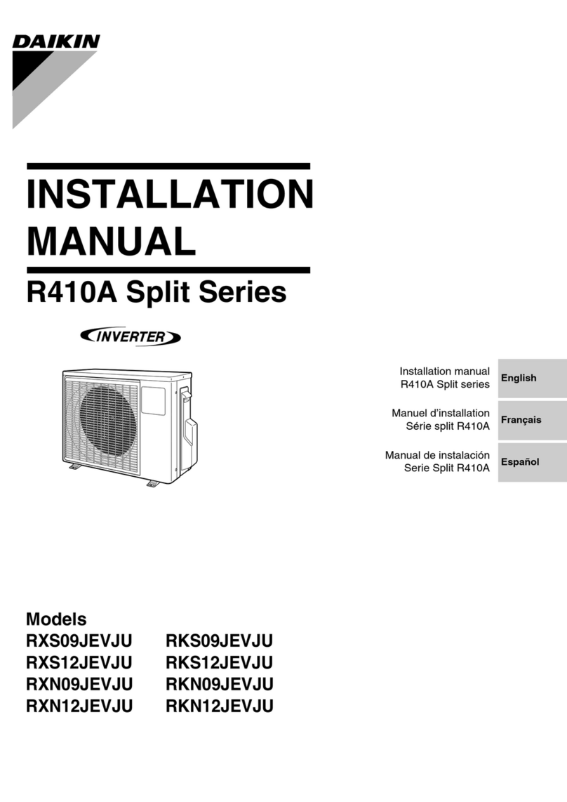 Daikin RXS09JEVJU User manual