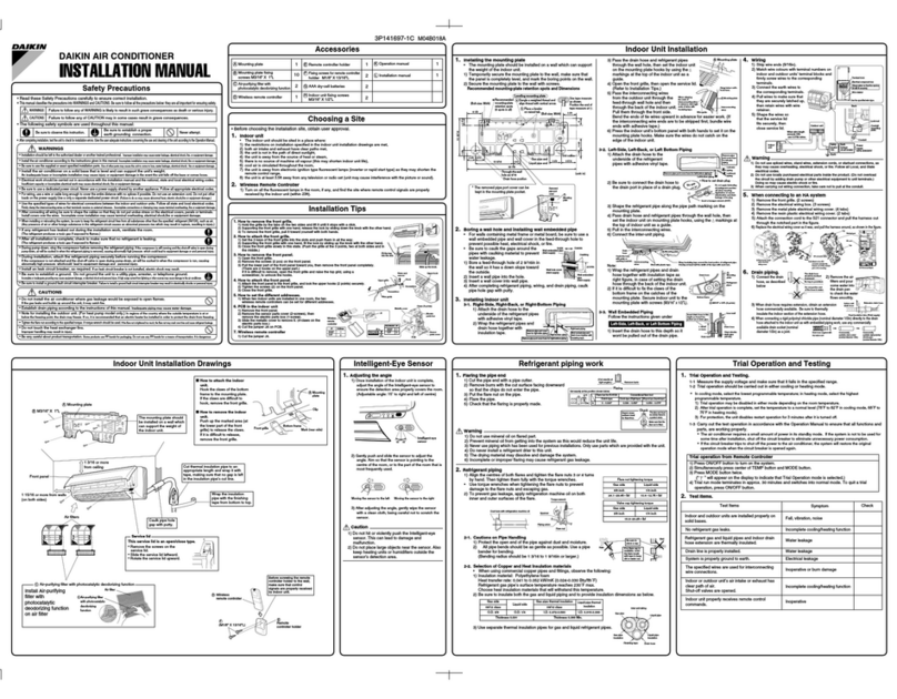 Daikin Air Conditioner User manual