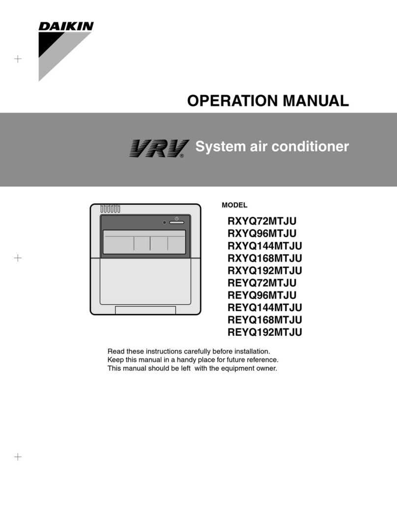 Daikin RXYQ72MTJU User manual