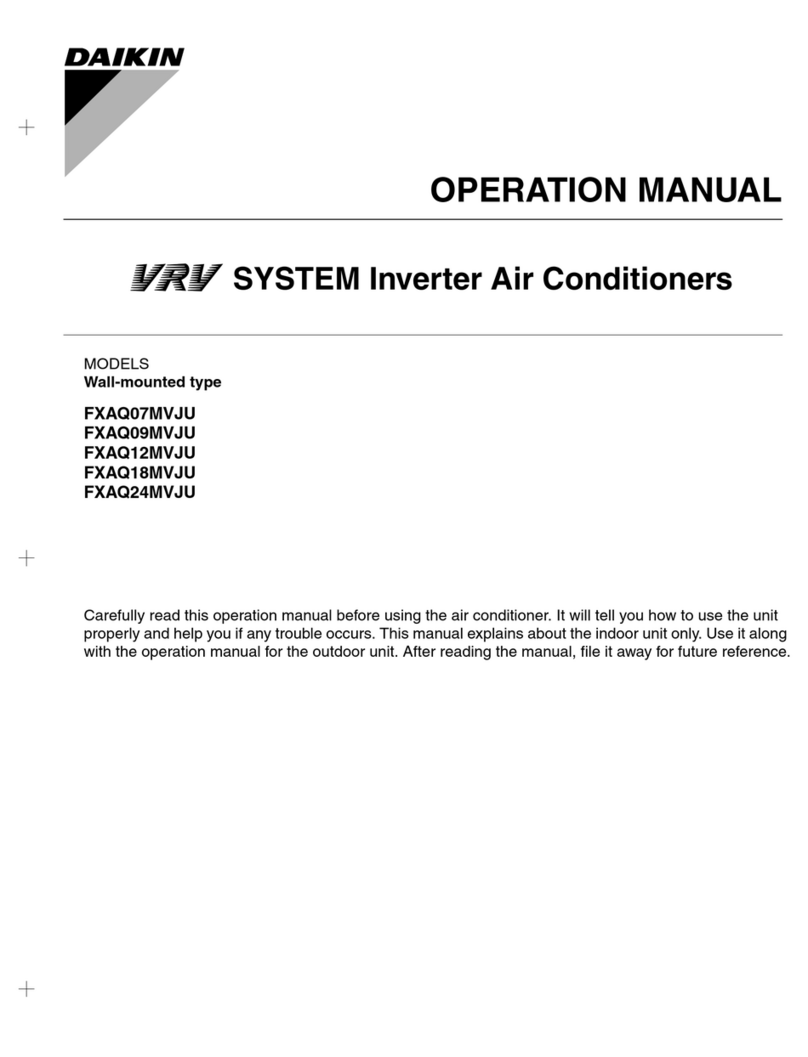 Daikin FXAQ07MVJU User manual