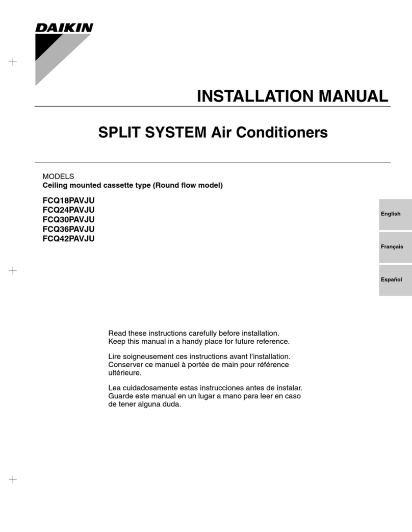 Daikin FCQ18PAVJU User manual