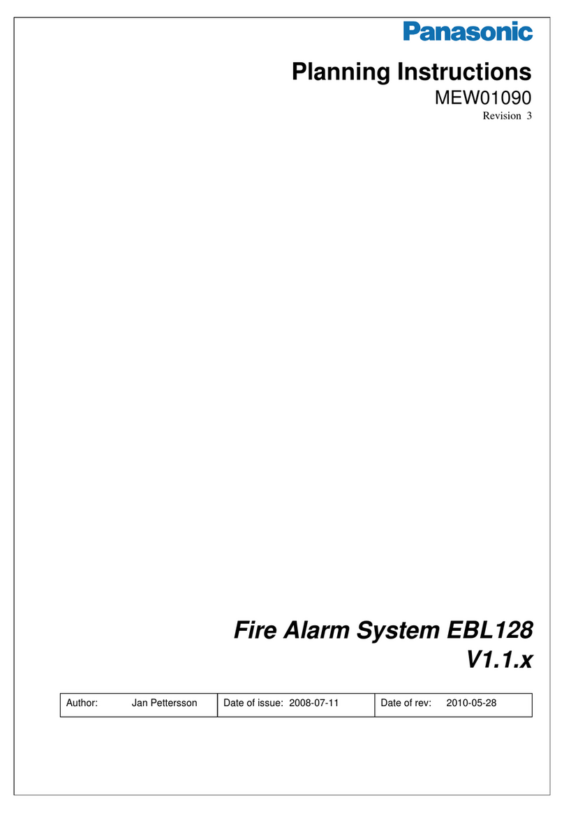 Panasonic EBL128 Planning Instructions