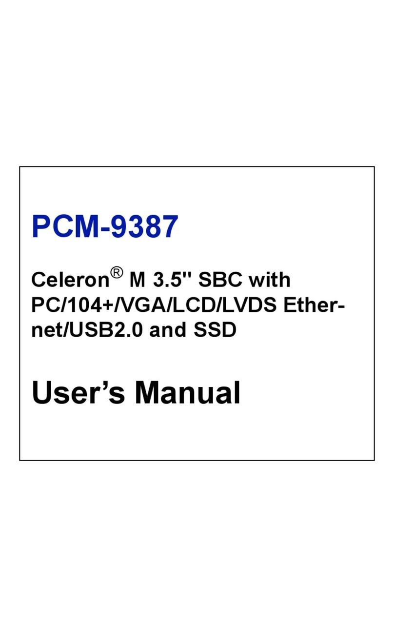 Advantech PCM-9387 User manual