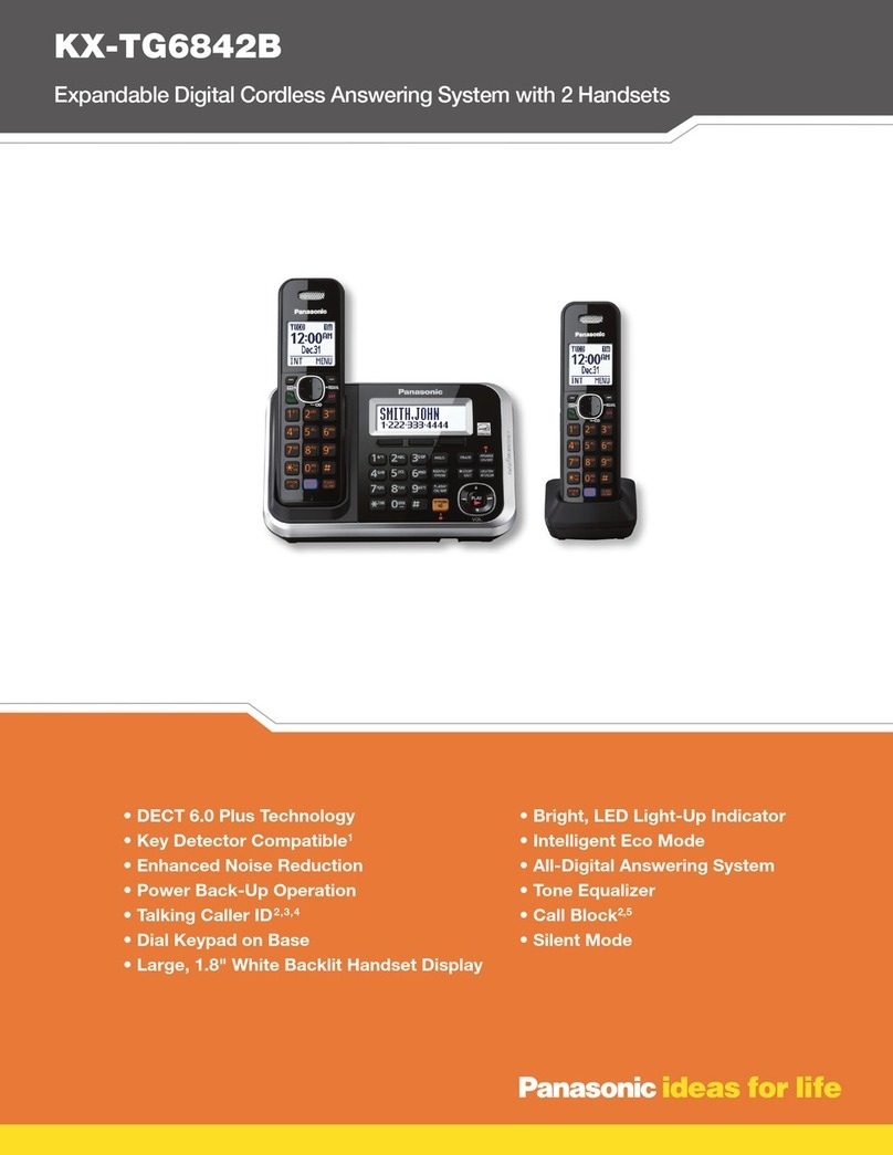 Panasonic KX-TG6842B specification