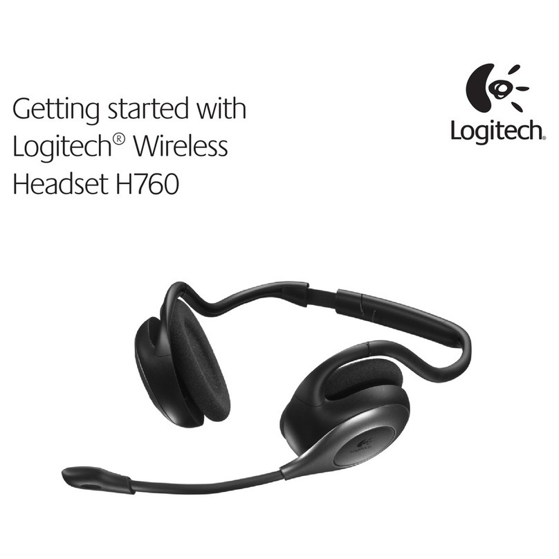 Logitech H760 Getting started guide