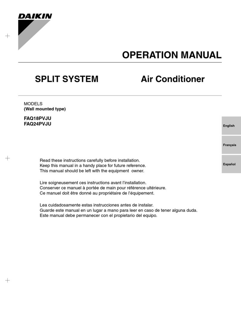 Daikin SkyAir FAQ18PVJU User manual