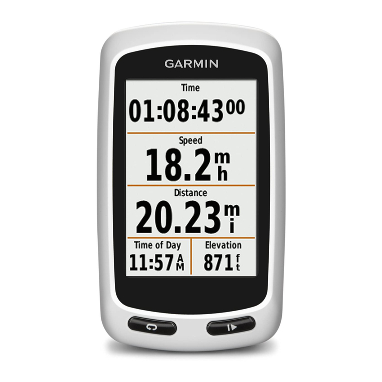 Garmin EDGE Touring User manual