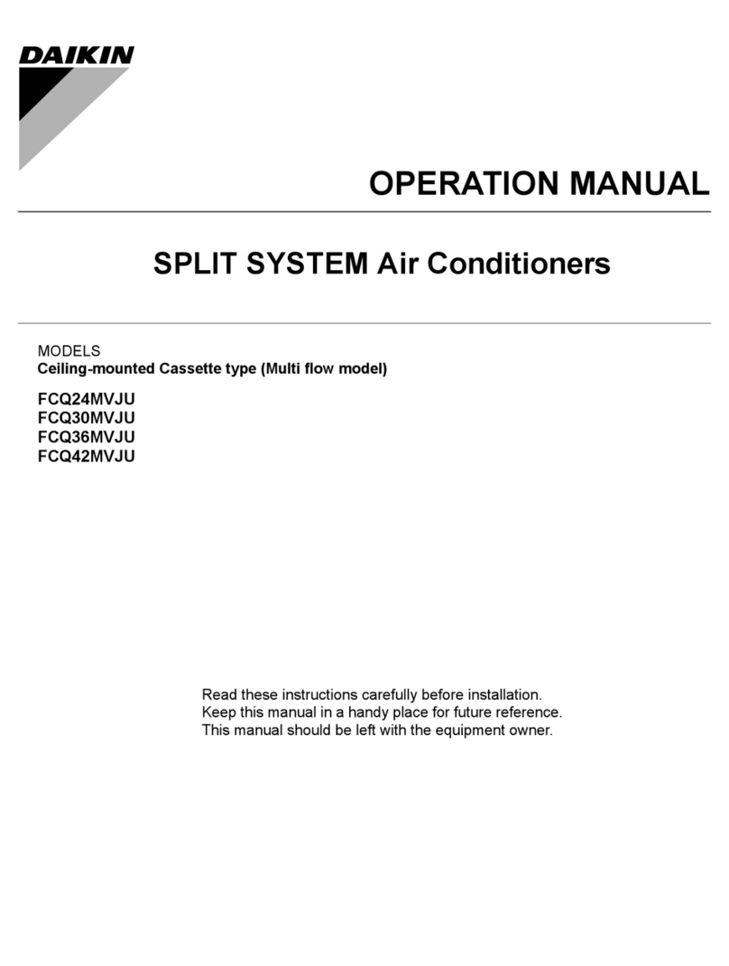 Daikin FCQ24MVJU Operation manual