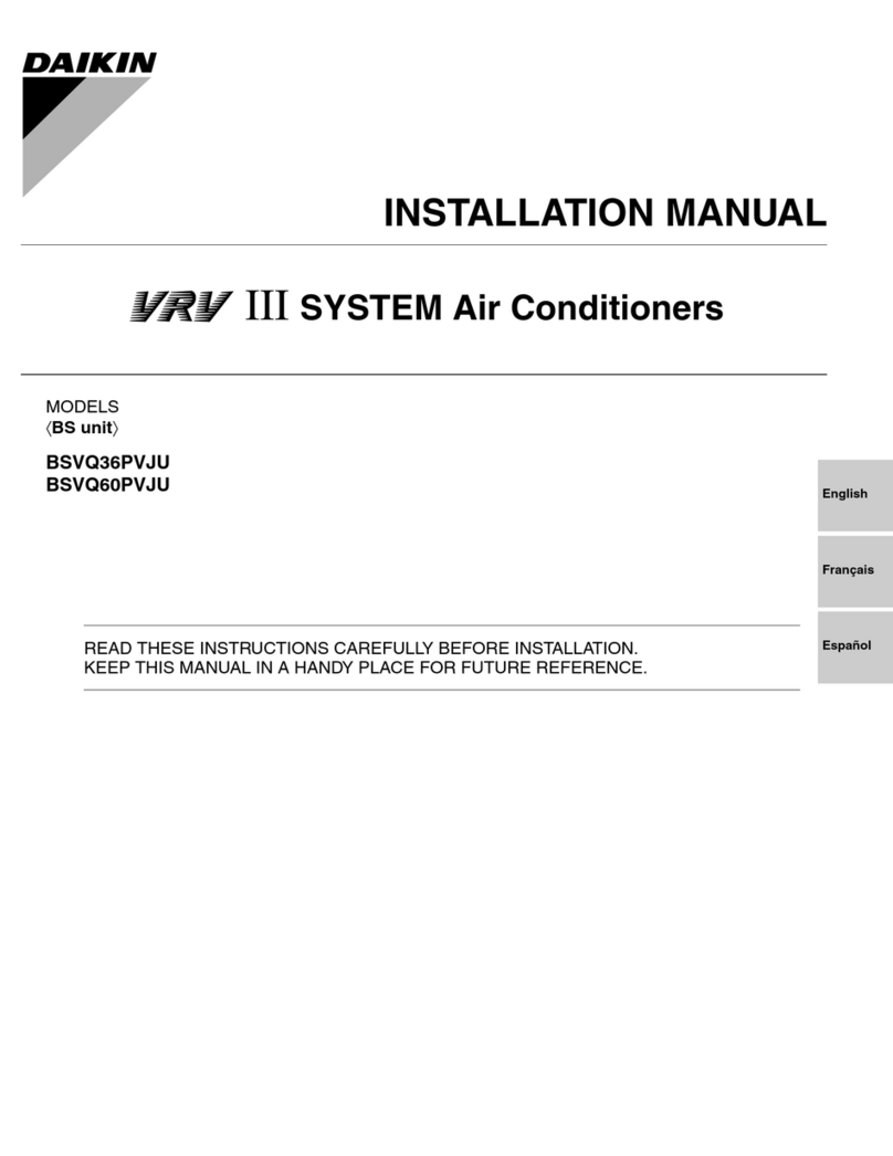 Daikin BSVQ36PVJU User manual