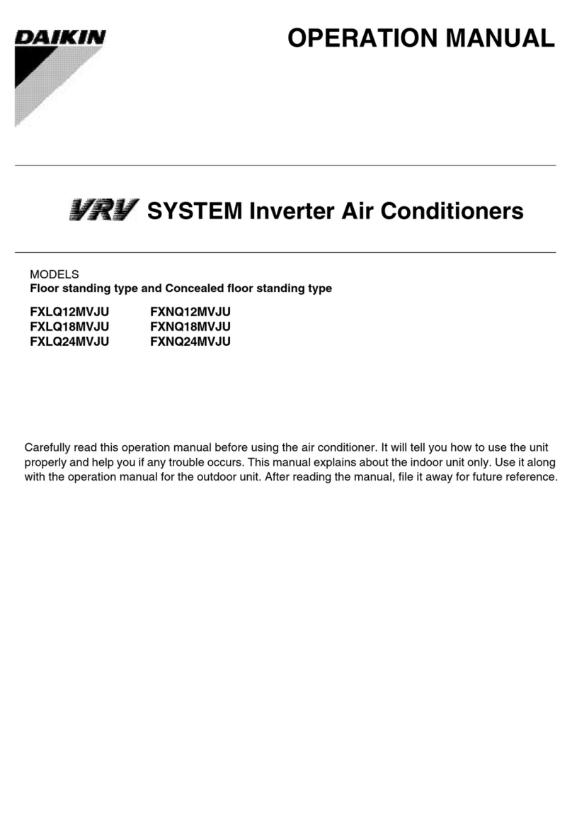Daikin FXLQ12MVJU User manual