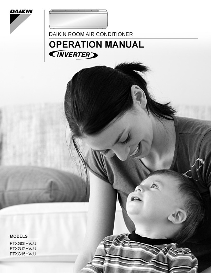 Daikin Quaternity FTXG09HVJU User manual