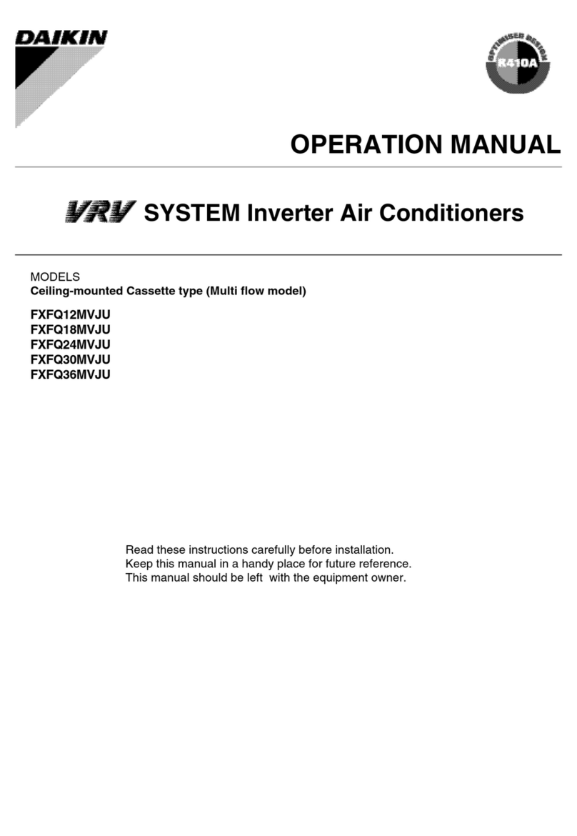 Daikin FXFQ12MVJU User manual