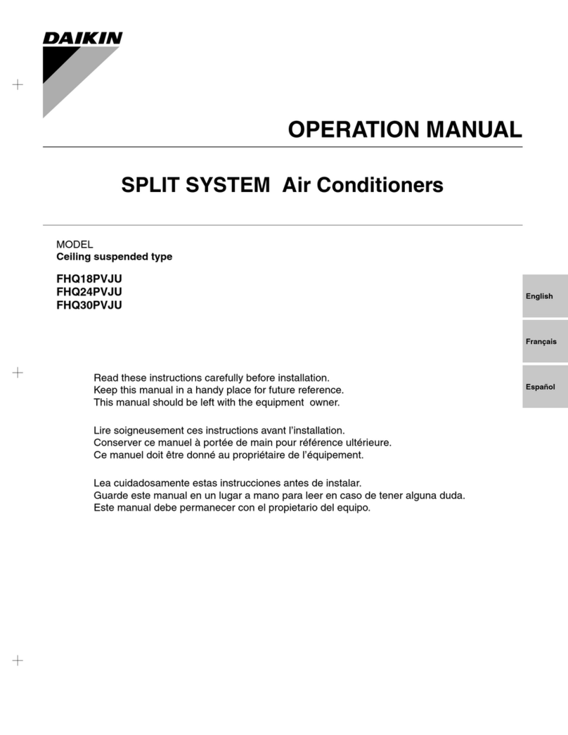 Daikin SkyAir FHQ18PVJU User manual
