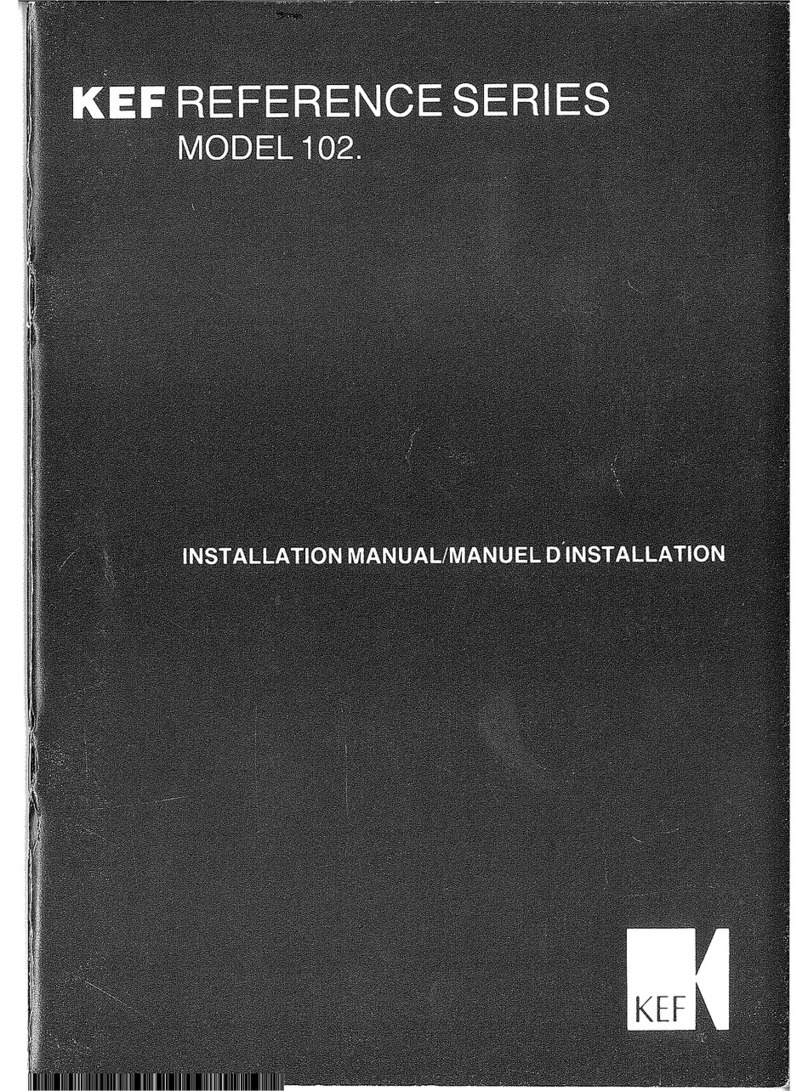 KEF 102 installation manual