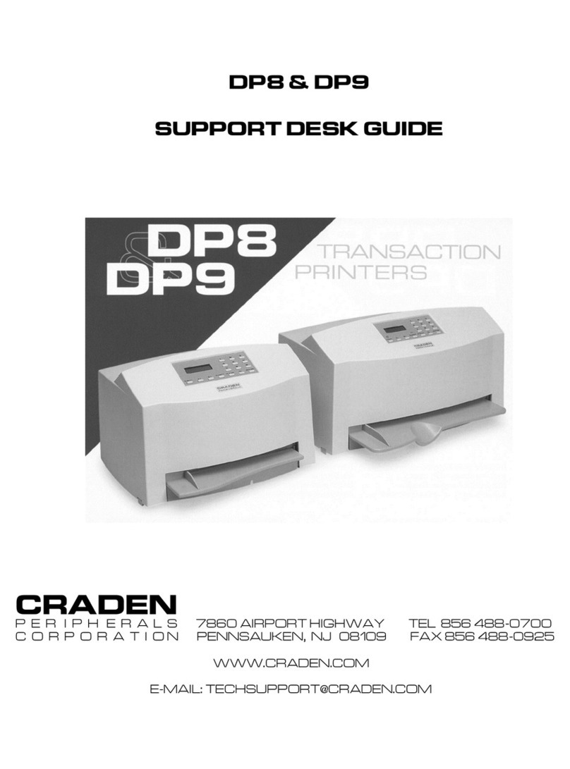 Craden DP8 Installation instructions