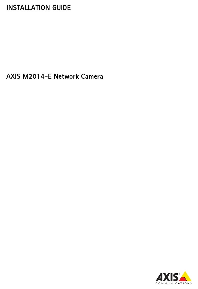 Axis AXIS M2014-E installation guide