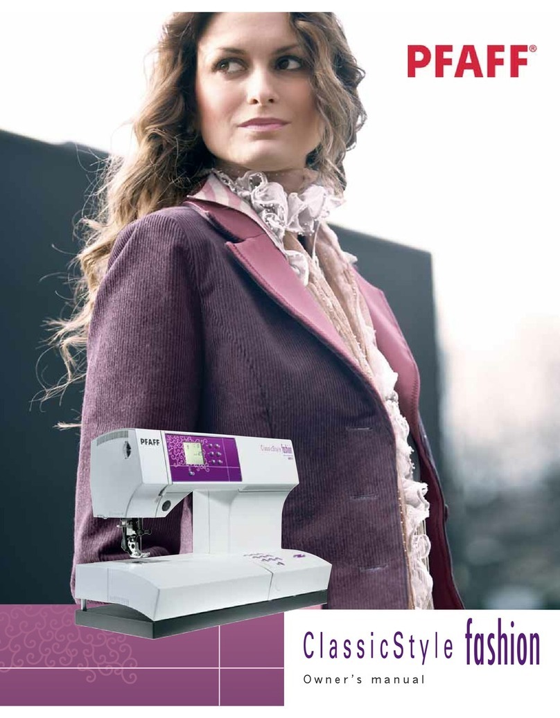 Pfaff fashion User manual