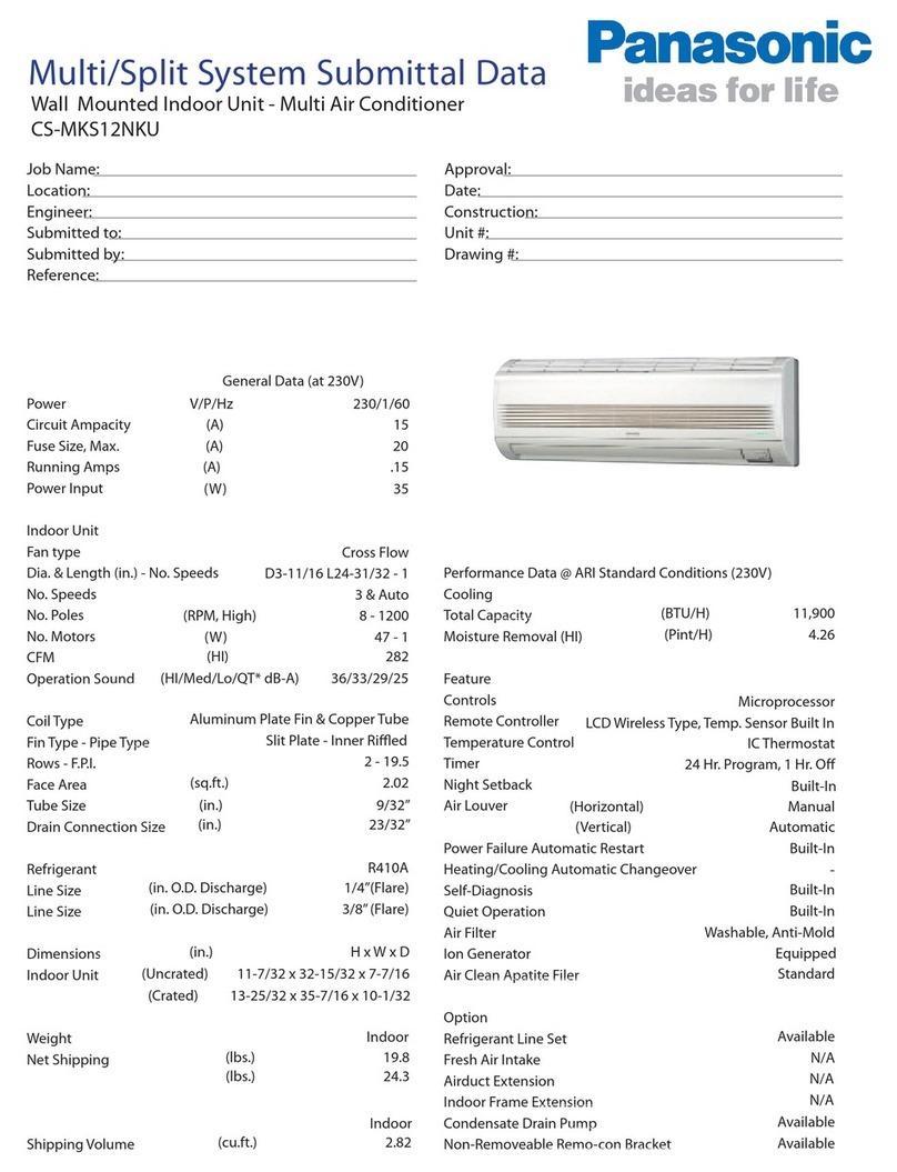 Panasonic CS-MKS12NKU Information
