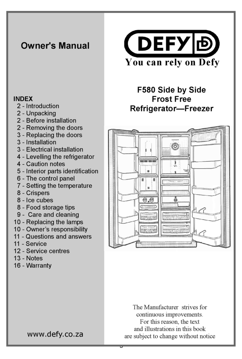 Defy F580 User manual