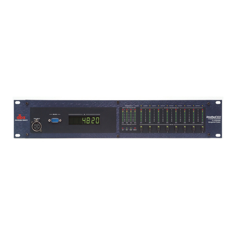 dbx DriveRack 4800 User manual