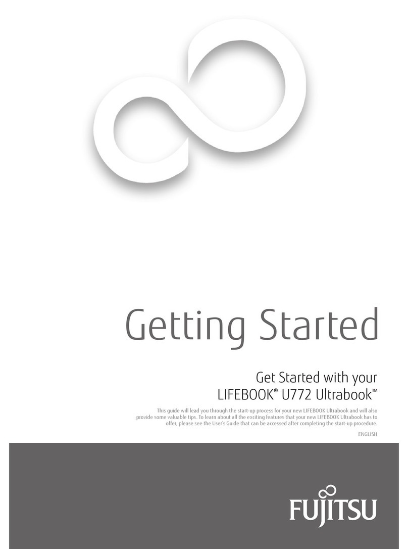 Fujitsu LifeBook U772 User manual
