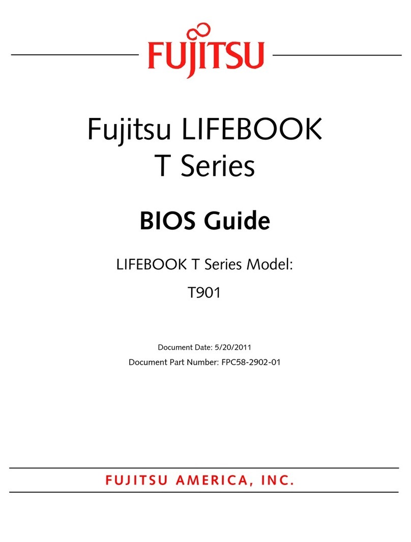 Fujitsu LifeBook T901 Series Bios guide
