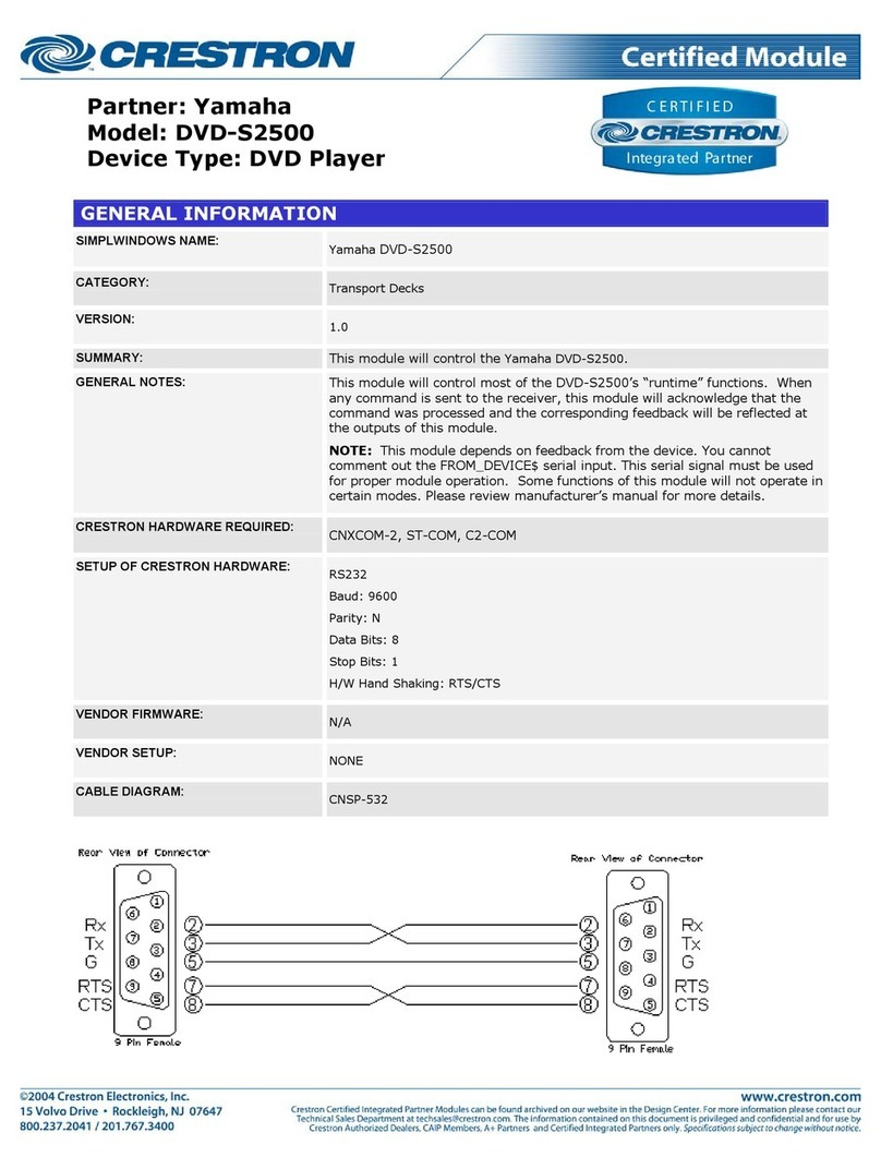 Yamaha DVD-S2500 User manual