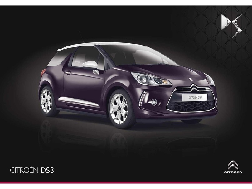 CITROEN DS3 ULTRA PRESTIGE Operating and installation instructions