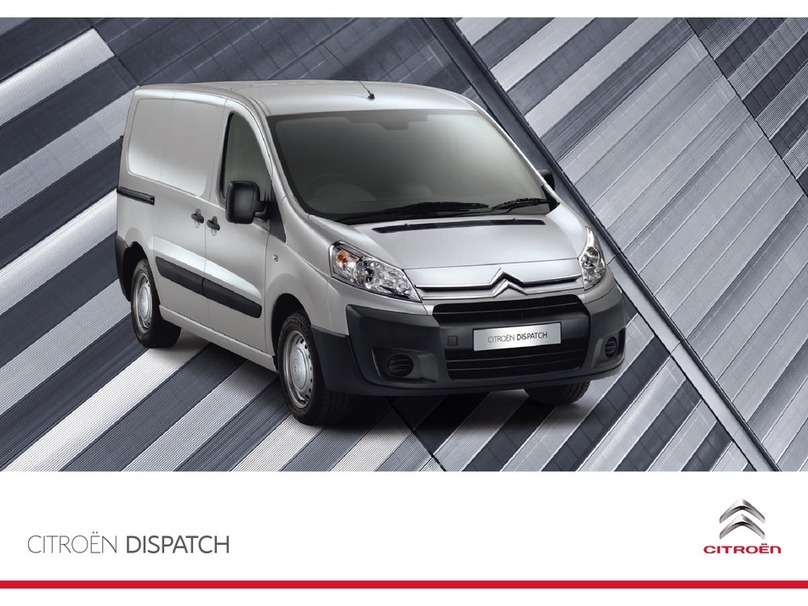 CITROEN DISPATCH Operating and installation instructions CITROEN DISPATCH Operating and installation instructions