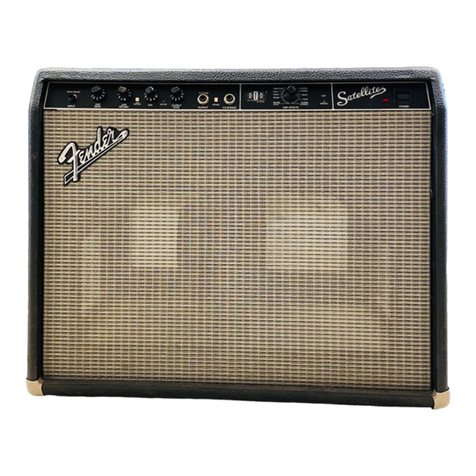 Fender SFX Satellite Reference and owner's manual