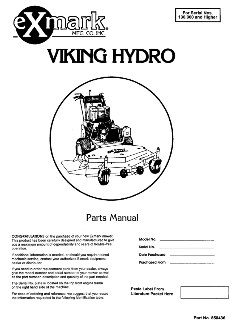 Exmark VIKING HYDRO User manual Exmark VIKING HYDRO User manual