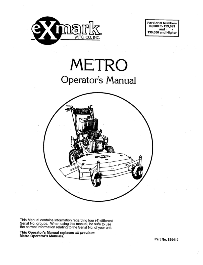 Exmark METRO User manual