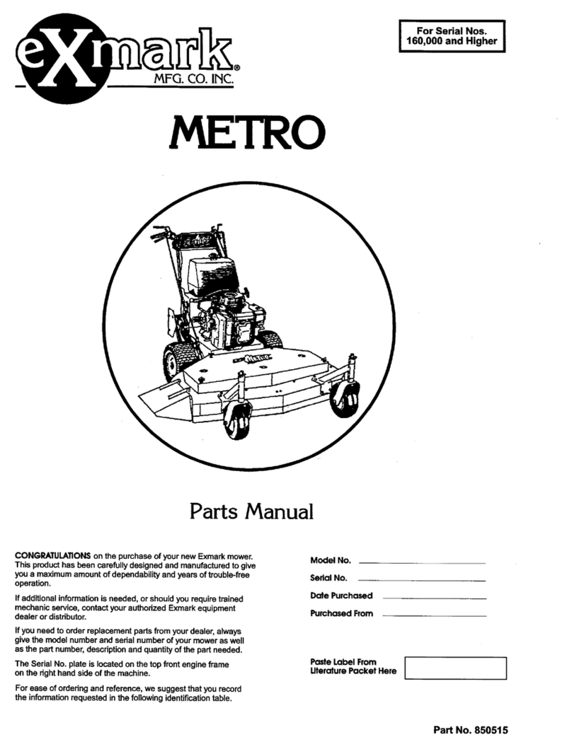 Exmark METRO User manual